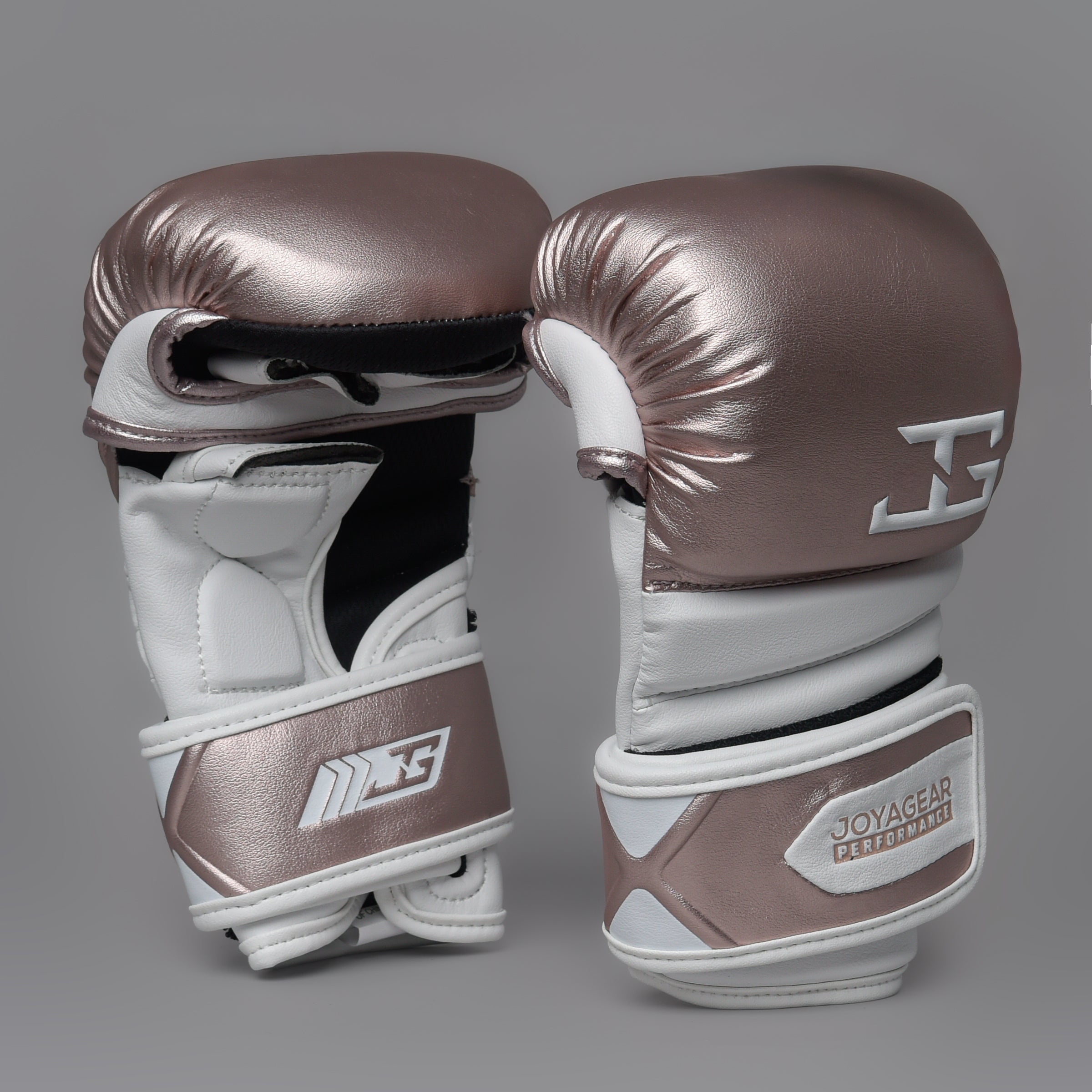 Joyagear Performance MMA Gloves Rosegold/White
