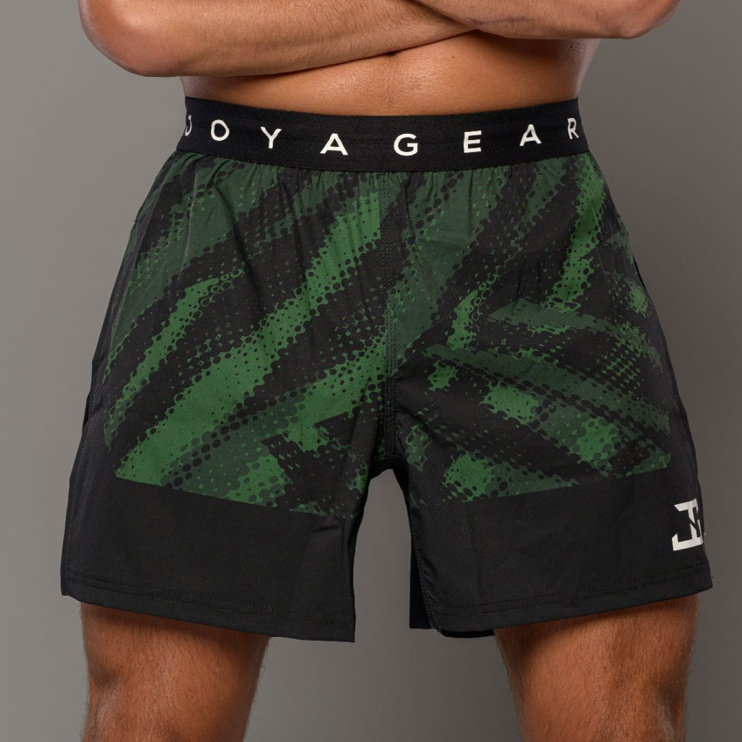JOYAGEAR HIGH SPLIT ELITE MMA SHORT GROEN