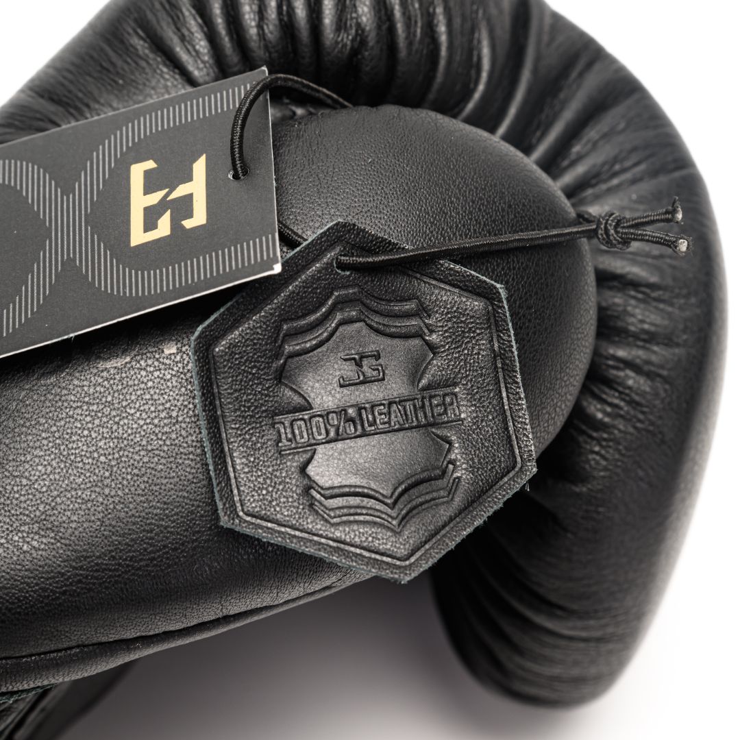 Joyagear Elite Performance Laces Boxing Gloves Leather White