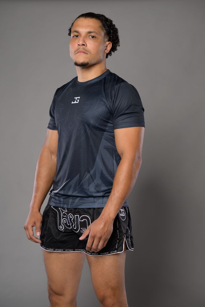 Joyagear Muay Thai Shirt Zwart/Wit