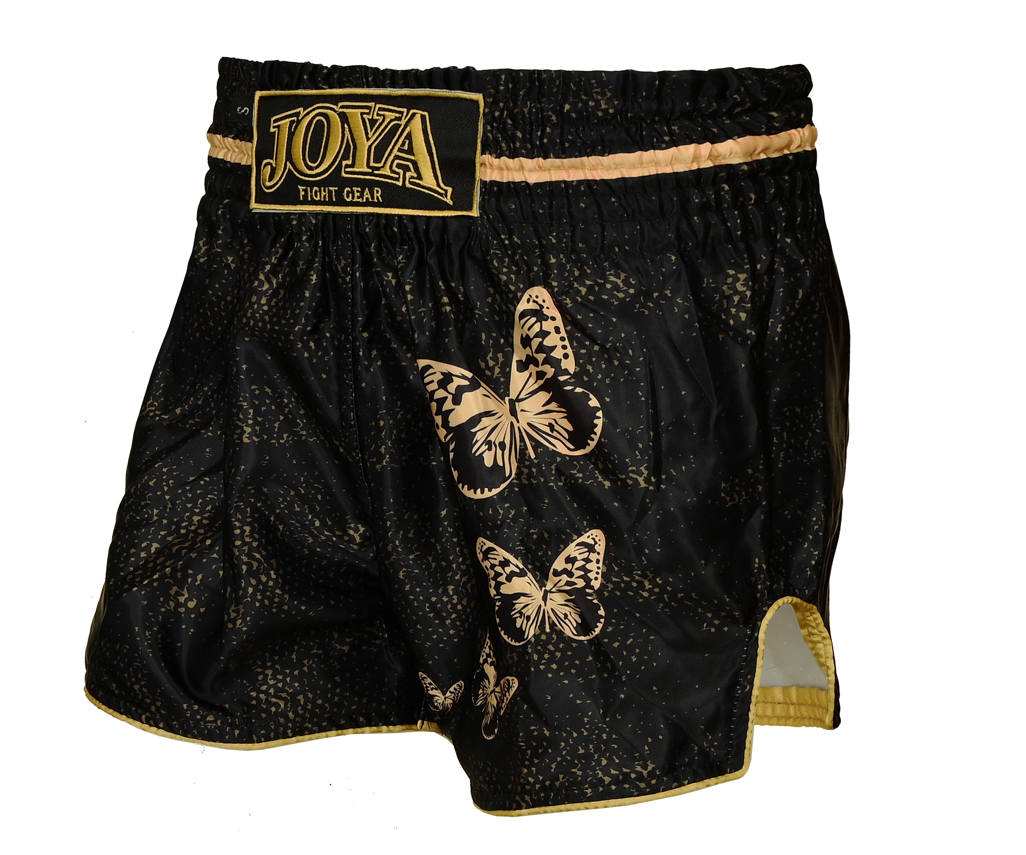 Joya Butterfly Kickboxing Shorts - Gold