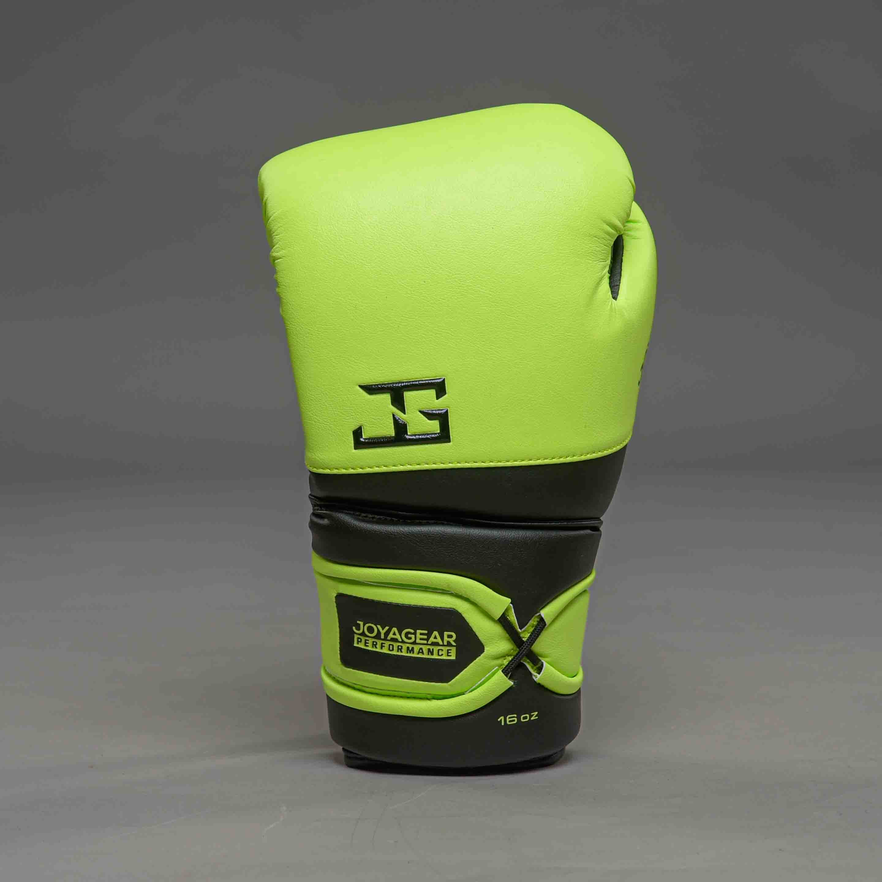 Joyagear Performance V2 Veters Bokshandschoenen Limoengroen/Zwart