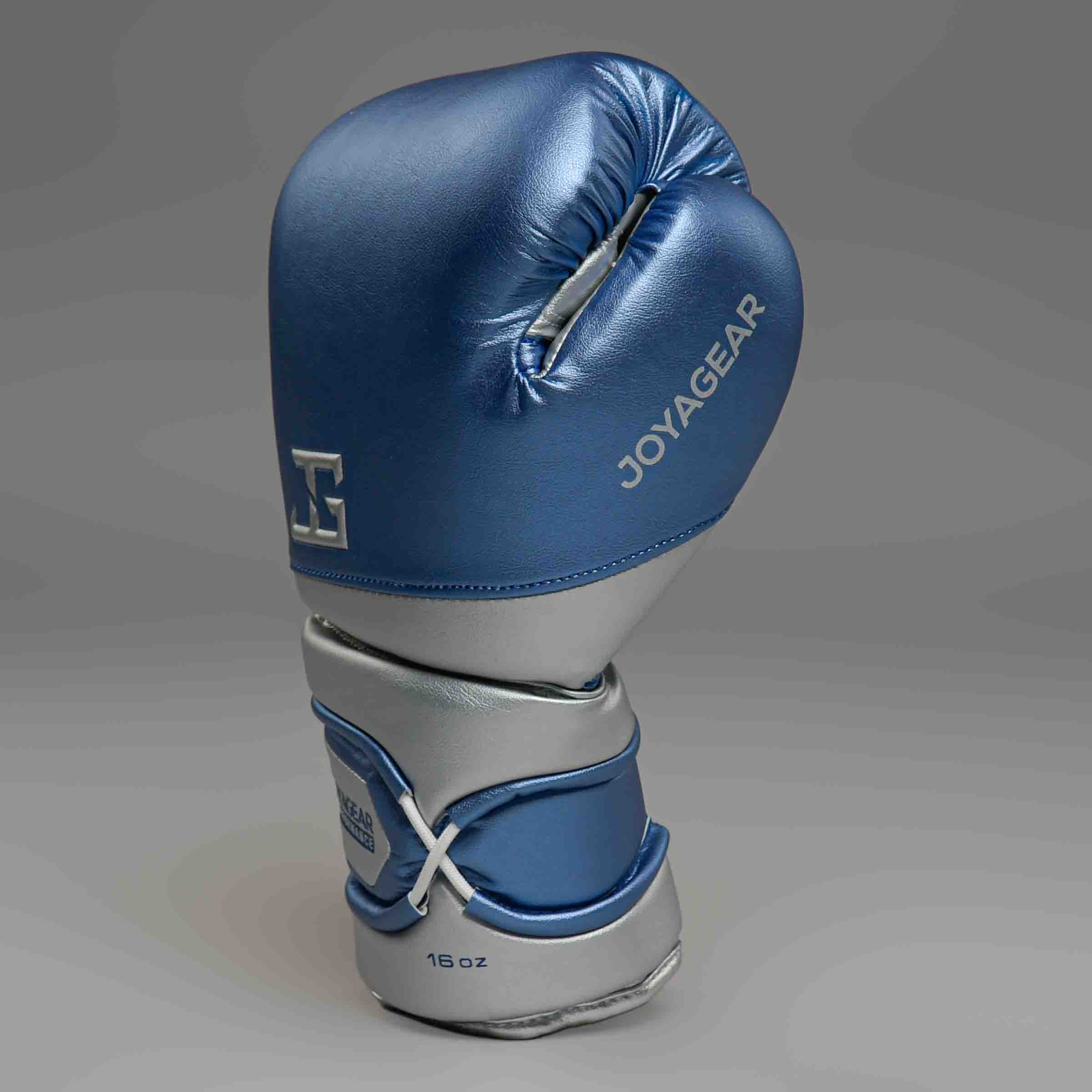 Joyagear Performance V2 Veters Bokshandschoenen Blauw/Zilver