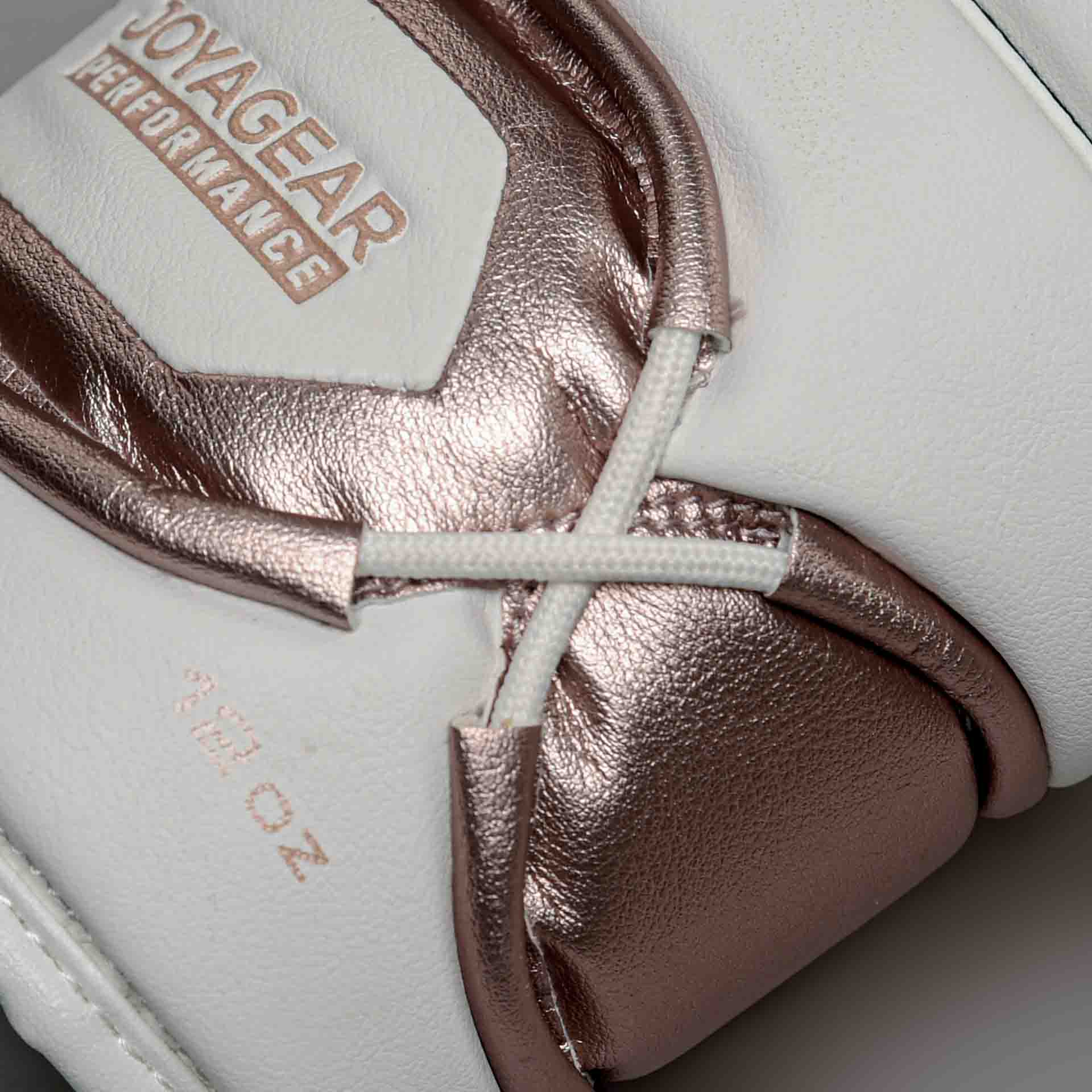 JOYAGEAR PERFORMANCE V2 LACES BOXING GLOVES Rosegold/White

