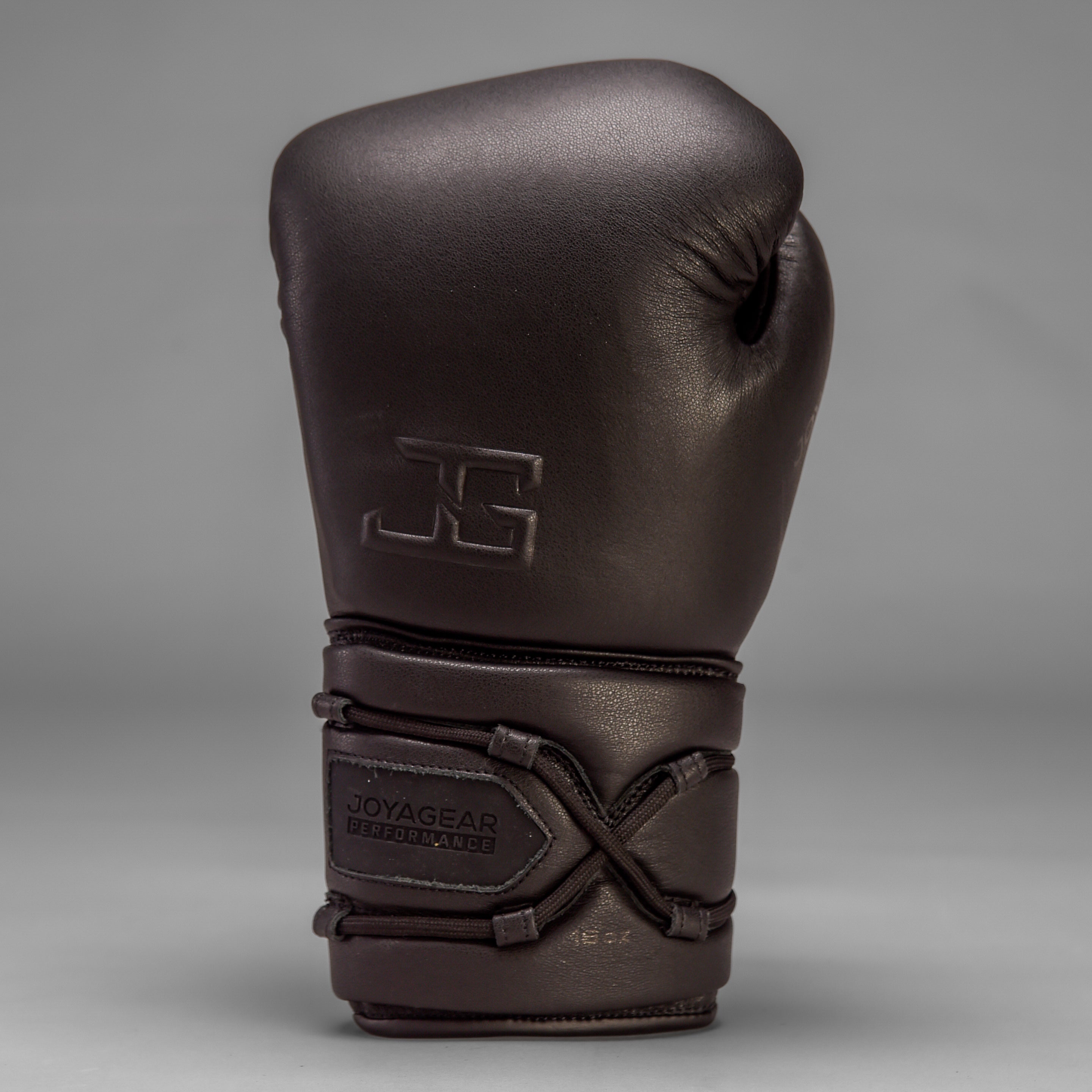 Joyagear Elite Performance Laces Boxing Gloves Leather White