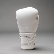 Joyagear Elite Performance Laces Boxing Gloves Leather White