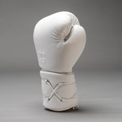 Joyagear Elite Performance Laces Boxing Gloves Leather White