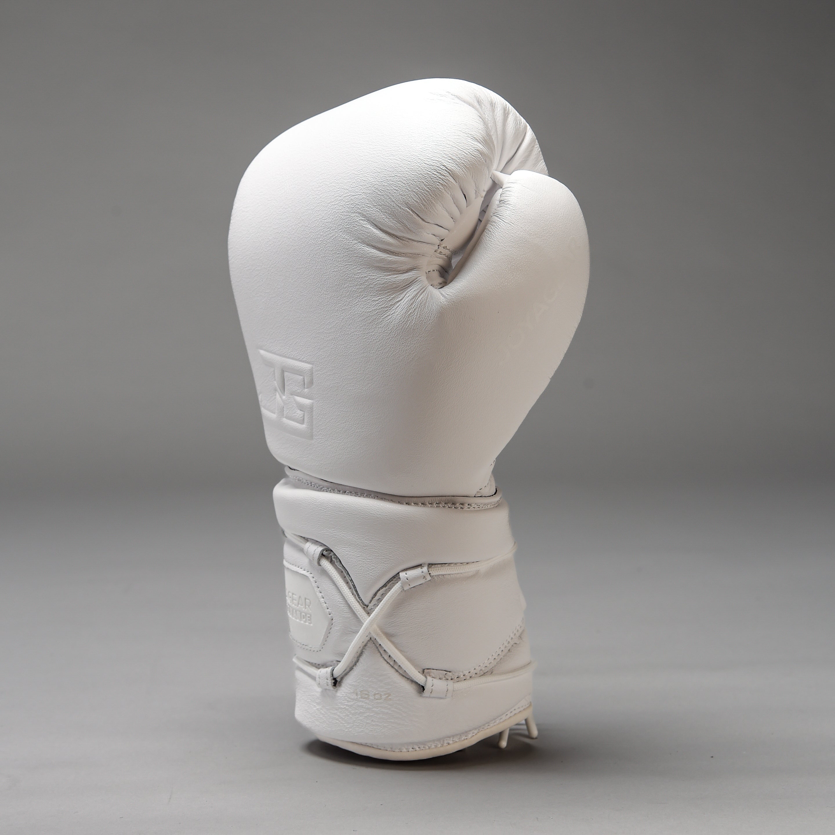 Joyagear Elite Performance Laces Boxing Gloves Leather White
