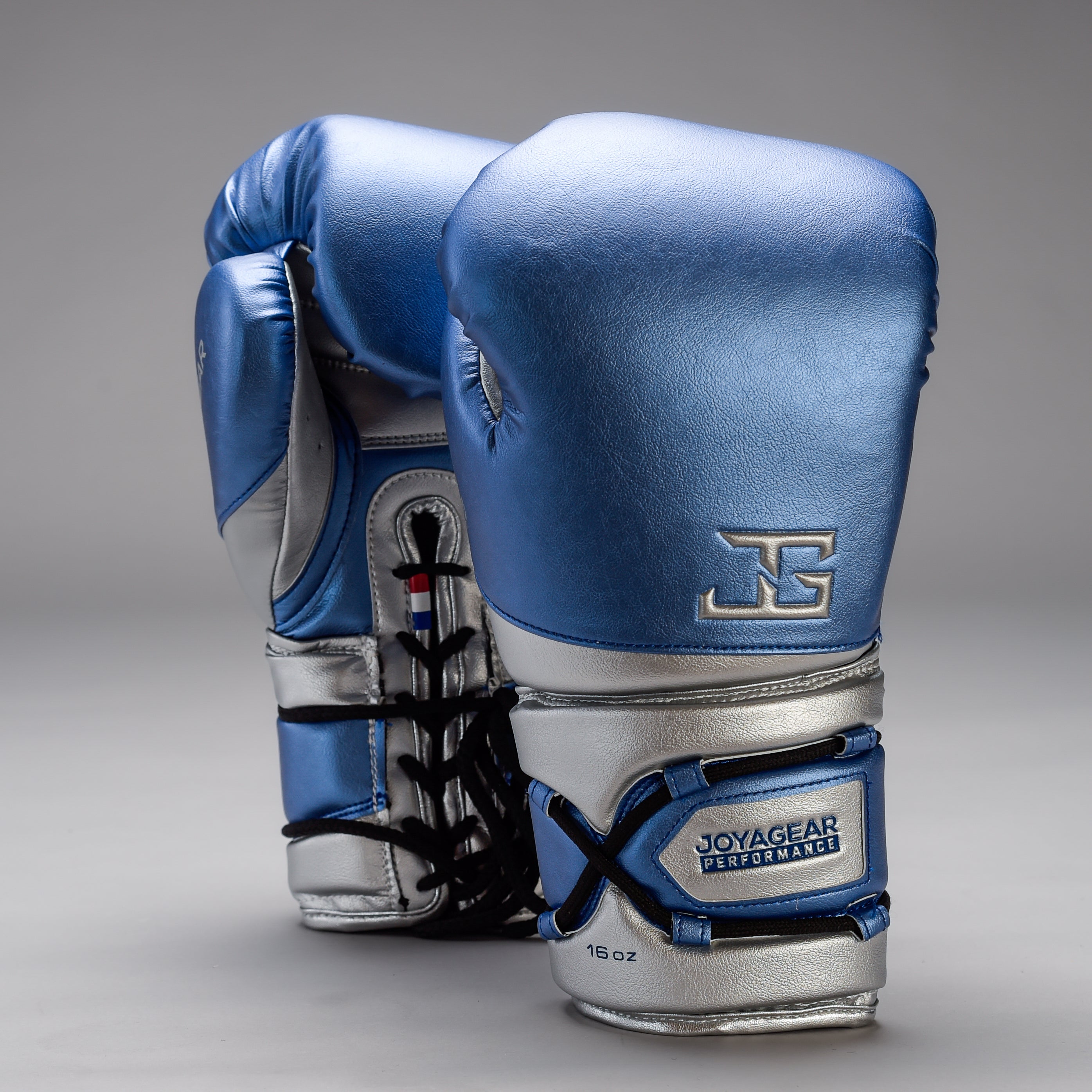 Joyagear Performance Veters Bokshandschoenen Blauw/Zilver