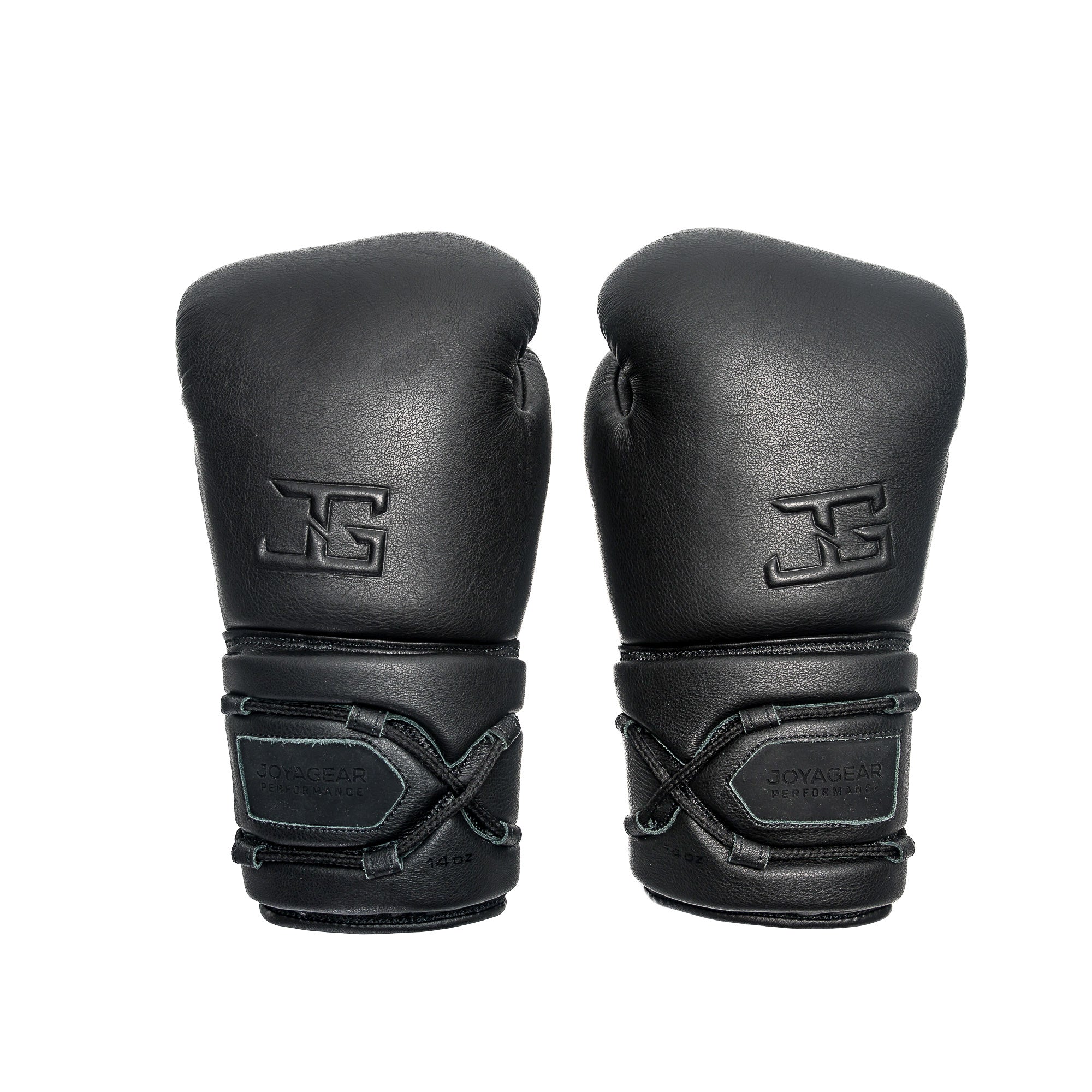Joyagear Elite Performance Laces Boxing Gloves Leather White