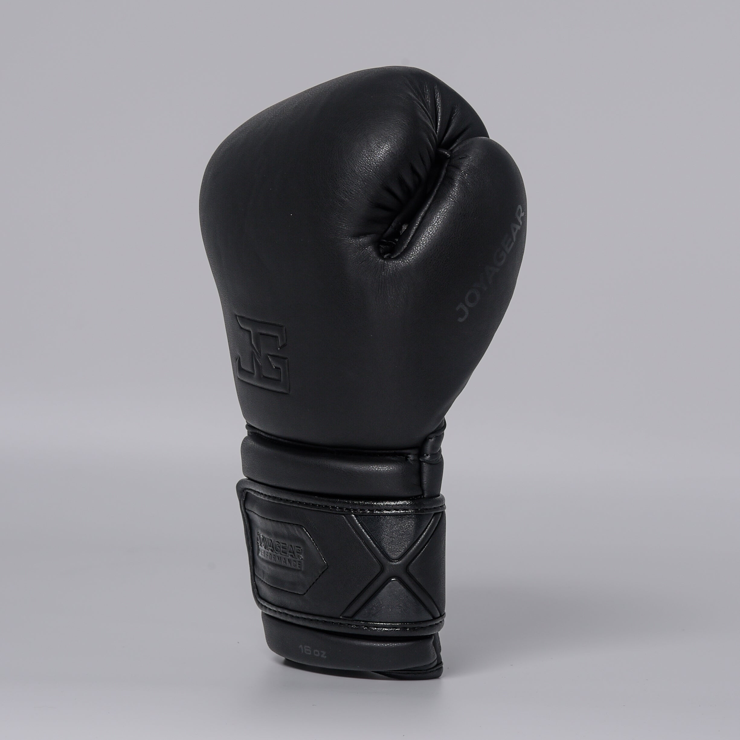 Joyagear Elite Performance Boxing Gloves Leather Black