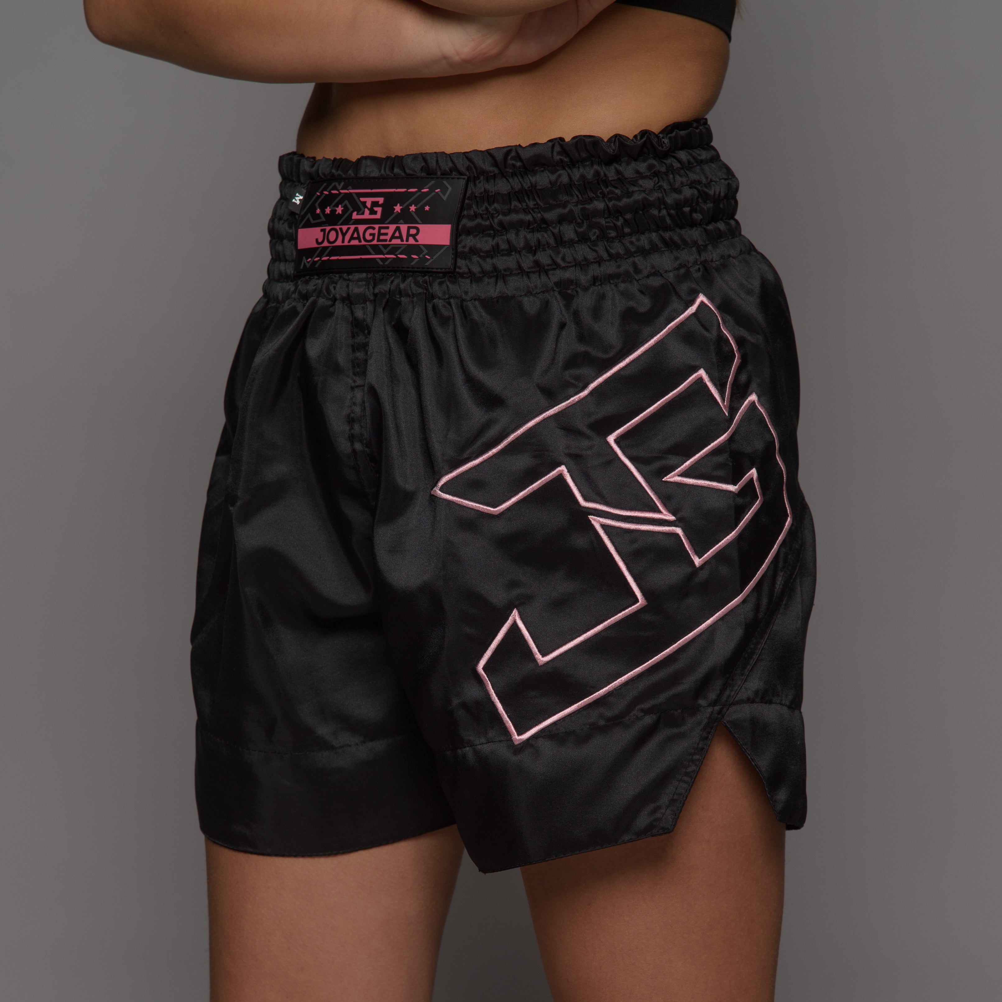 Joyagear Strike Kickboksbroek Dames Zwart/Roze
