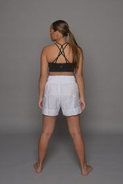 Joyagear Strike Kickboksbroek Dames Wit/Zwart