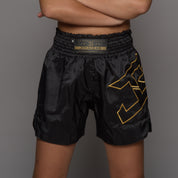 Joyagear Strike Kickboksbroek Dames Zwart/Goud