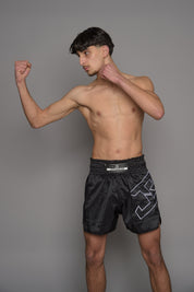 Joyagear Strike Muay Thai Shorts Men Black/White
