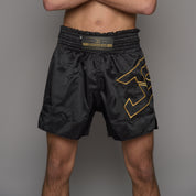 Joyagear Strike Kickboksbroek Heren Zwart/Goud