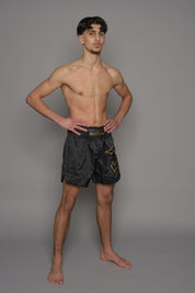 Joyagear Strike Kickboksbroek Heren Zwart/Goud