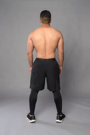 2-1 Pants with Long Leggings - BLACK/BLACK
