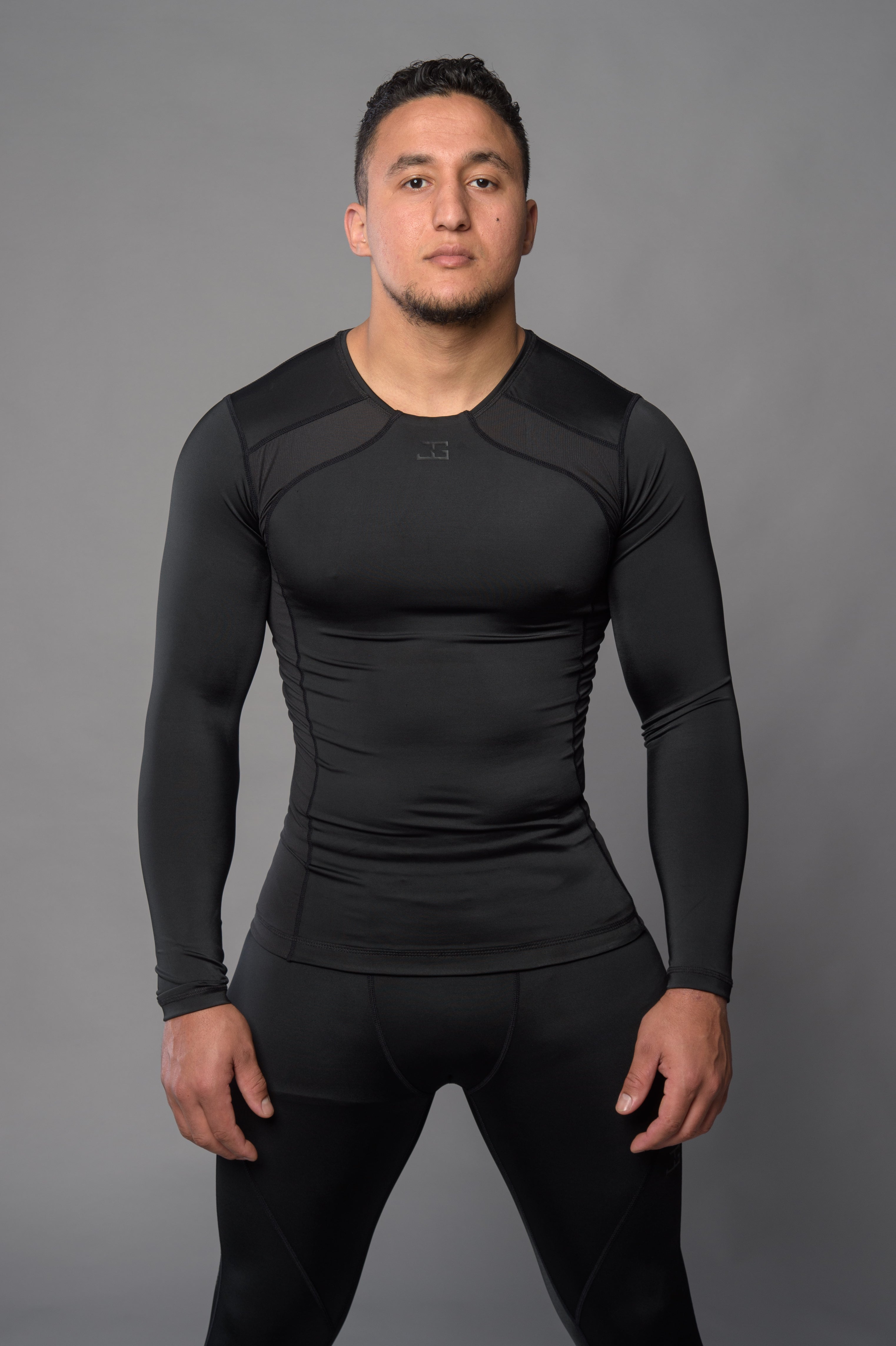 Joya Rashguard Lange Mouwen - Zwart/Zwart