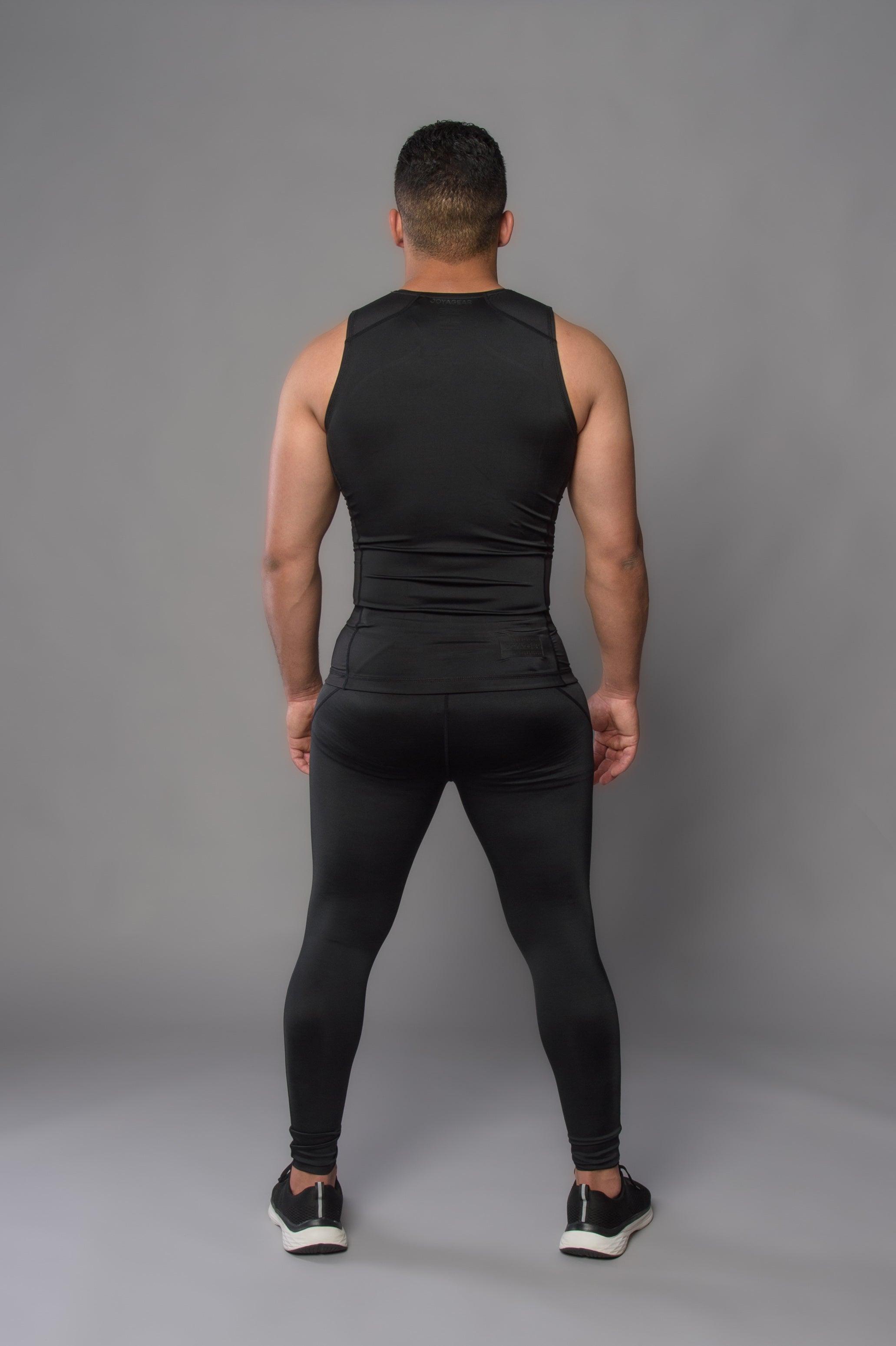 Joya Rashguard Tank Top - Black/Black
