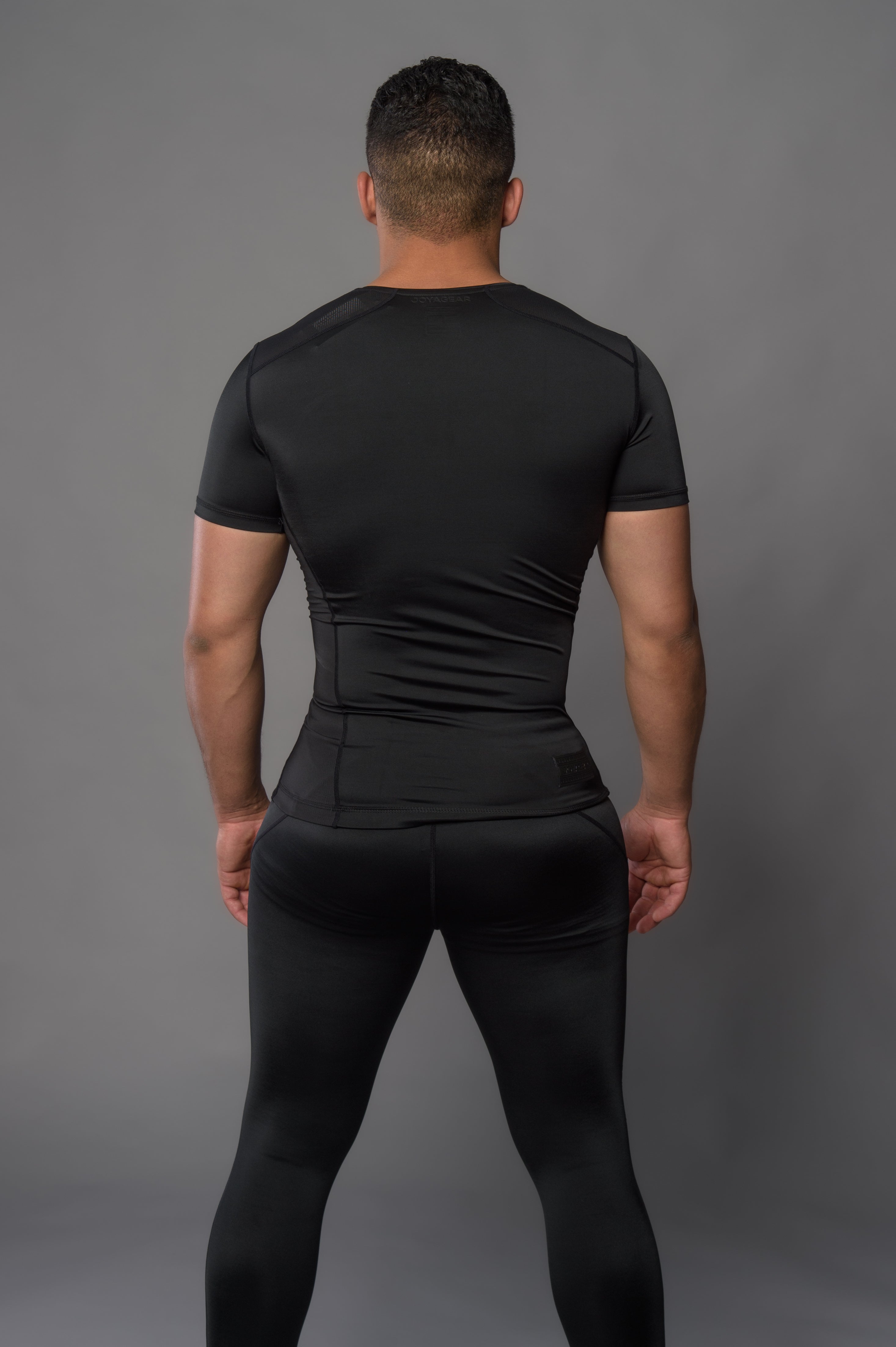 Joya Rashguard Korte Mouwen - Zwart/Zwart