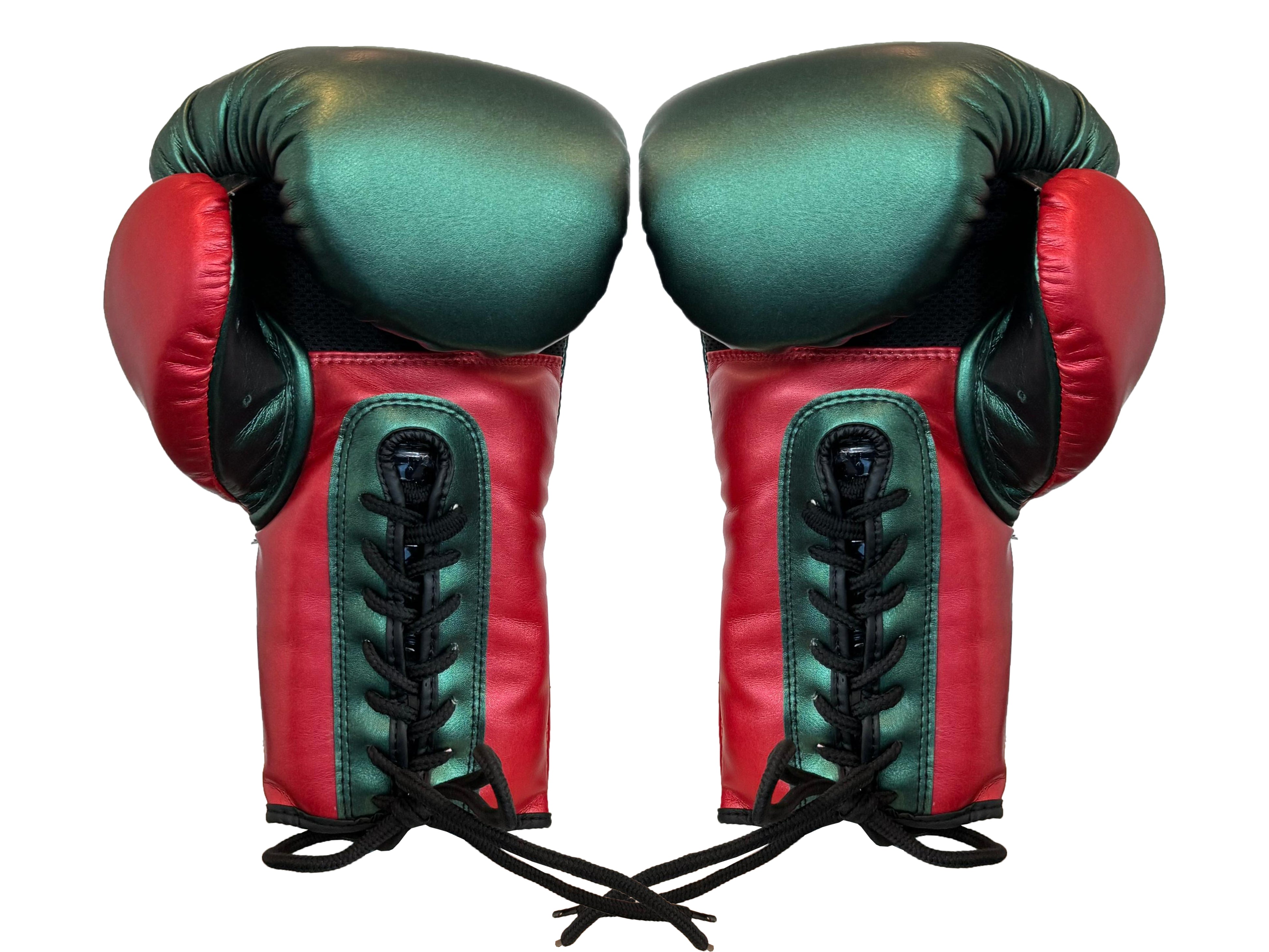 Joyagear "Mike's Gym" Boxing Gloves - Red/Green