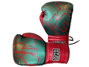 Joyagear "Mike's Gym" Boxing Gloves - Red/Green