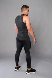 Joya Rashguard Tank Top - Black/White