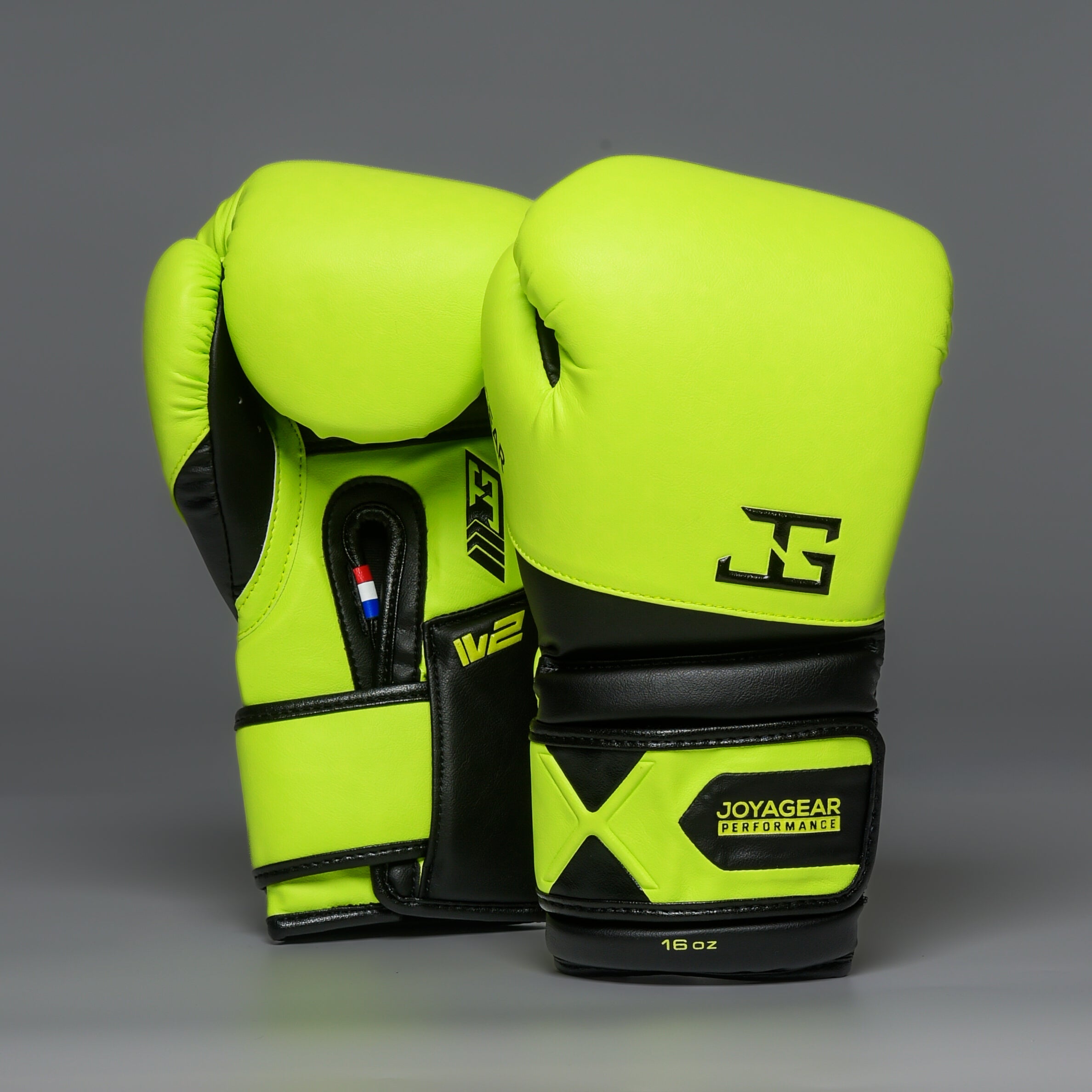 Joyagear Performance V2 Boxing Gloves Black/Lime