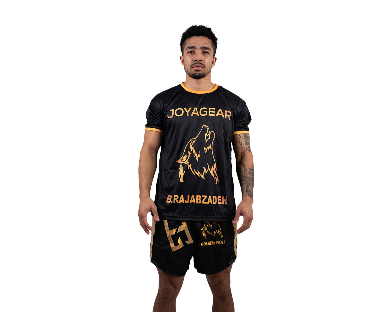 THE JOYAGEAR X BAHRAM RAJABZADEH SHIRT Zwart/Goud