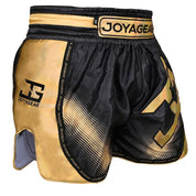 The Joyagear "Evolution" Kickboxing Shorts - Reflective 
BLACK/GOLD