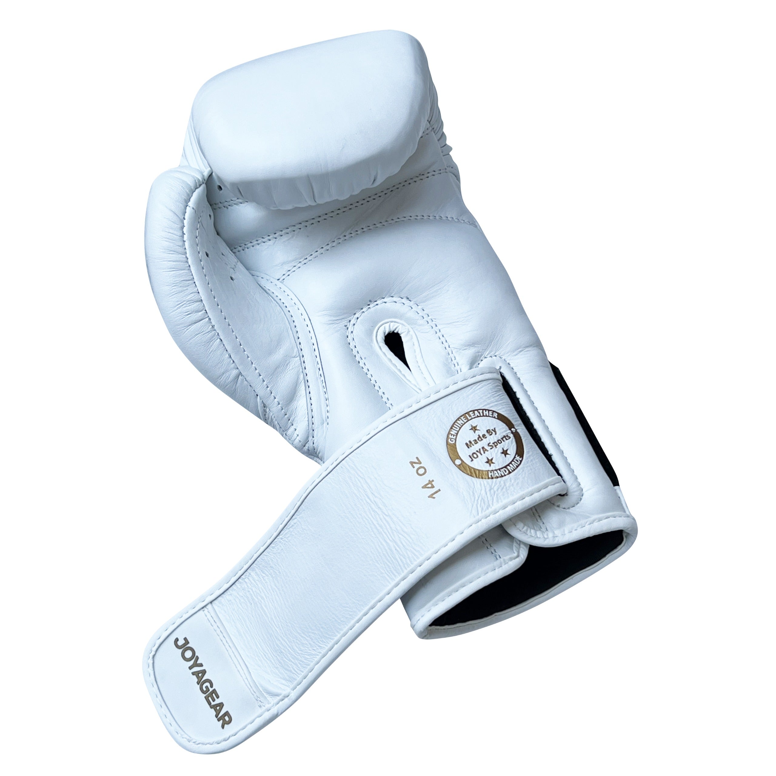 Joya Boxing Gloves 'White/Gold FALCON' Leather