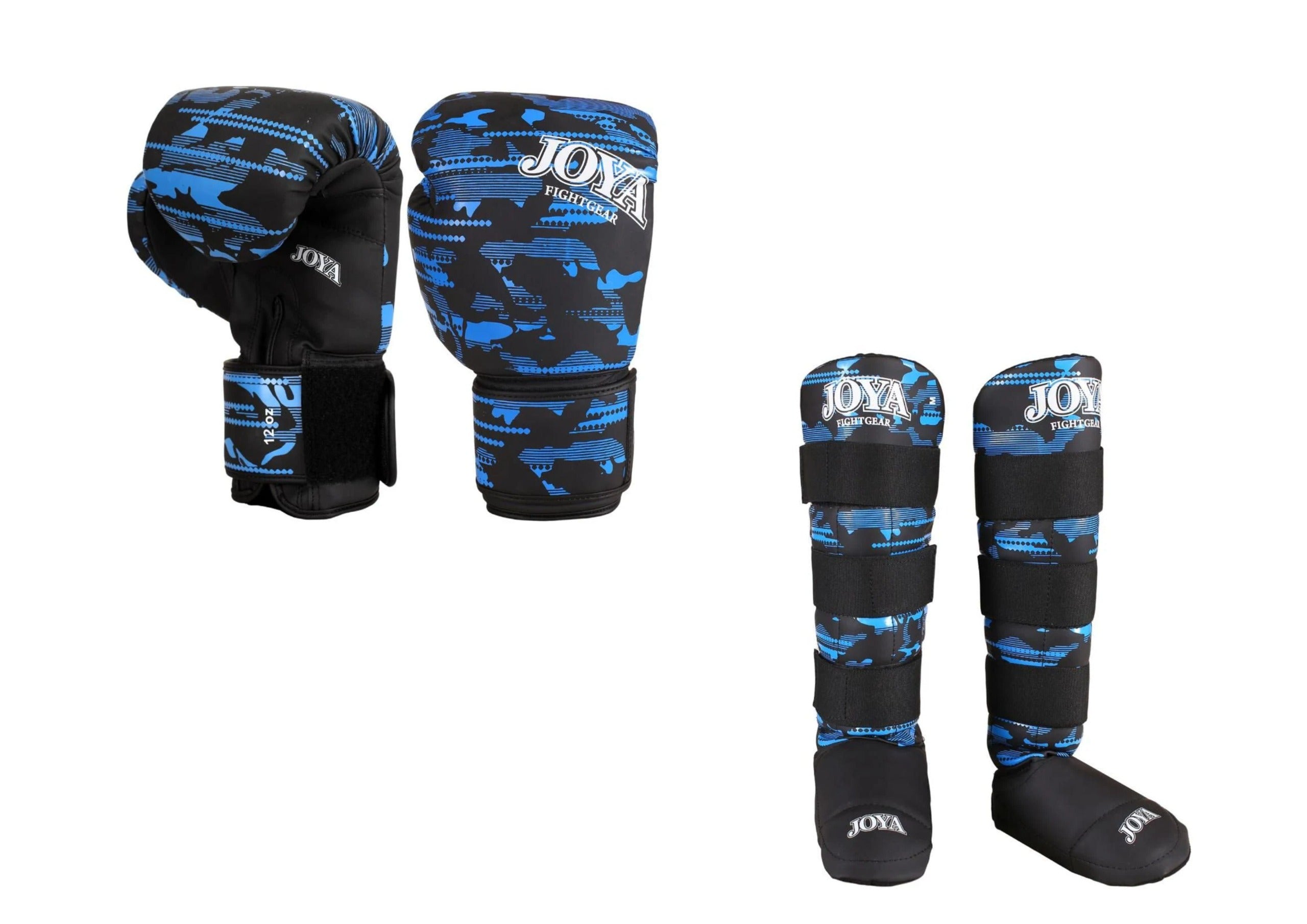 Joya Kinder Camo V2 Kickboks Set Blauw