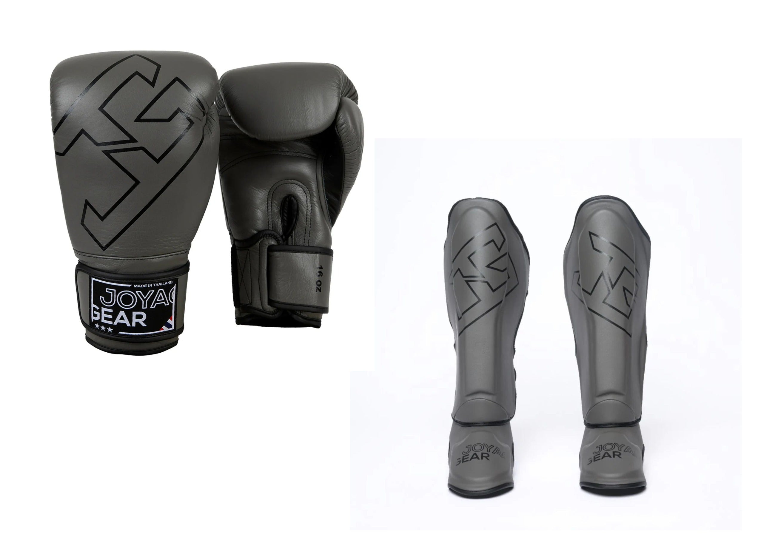 Joyagear Thailand Strike Kickboks Set Grijs