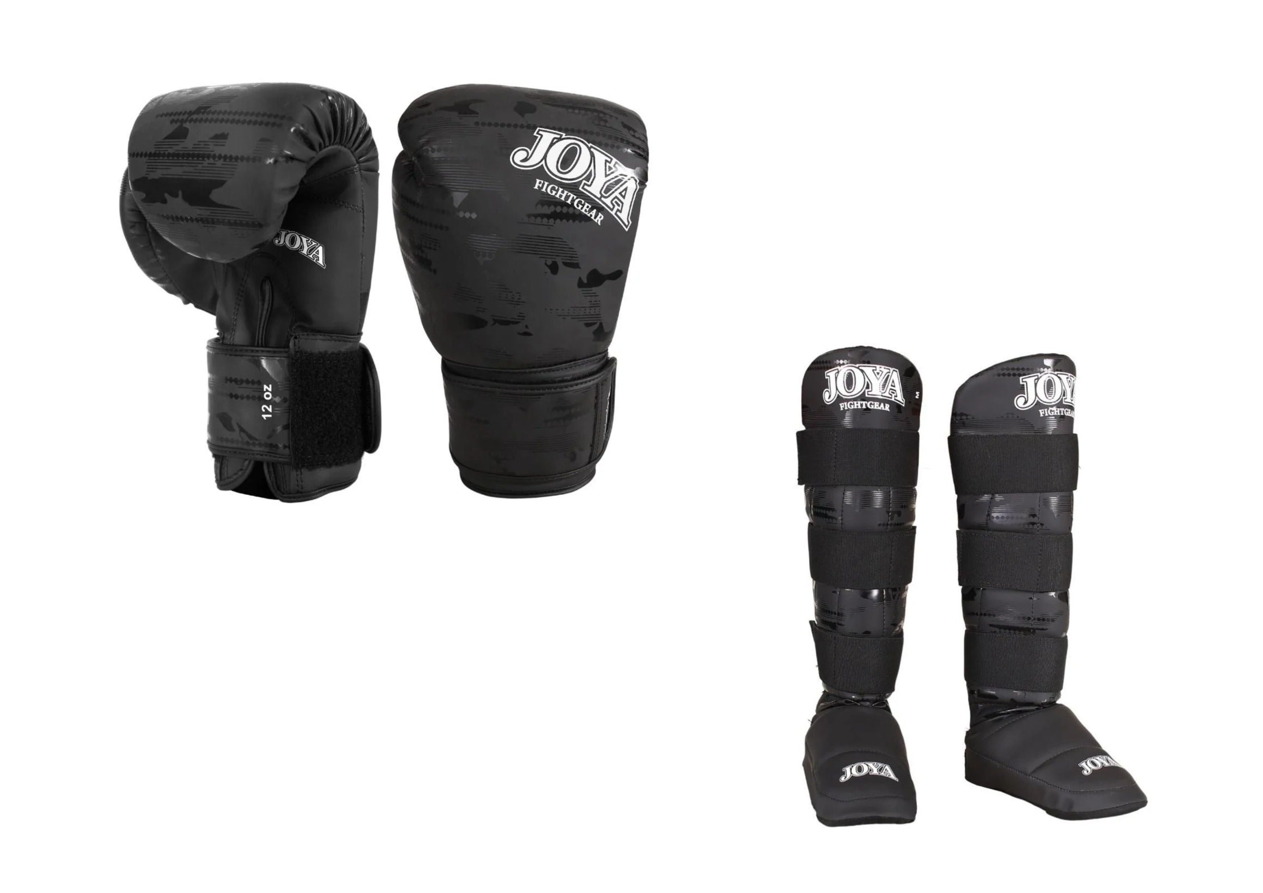 Joya Kinder Camo V2 Kickboks Set Zwart