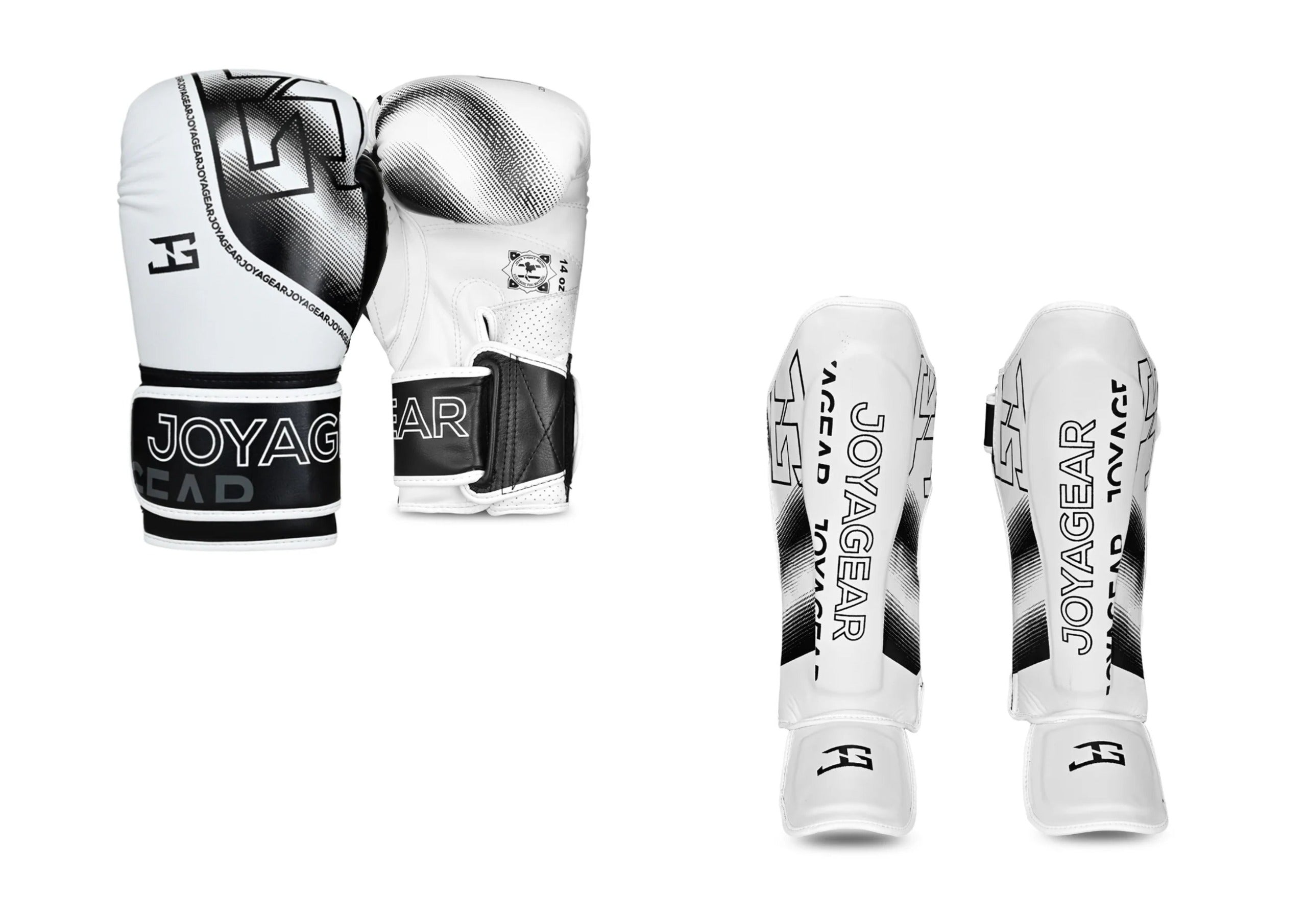 Joyagear Evolution Kickboks Set Wit/Zwart