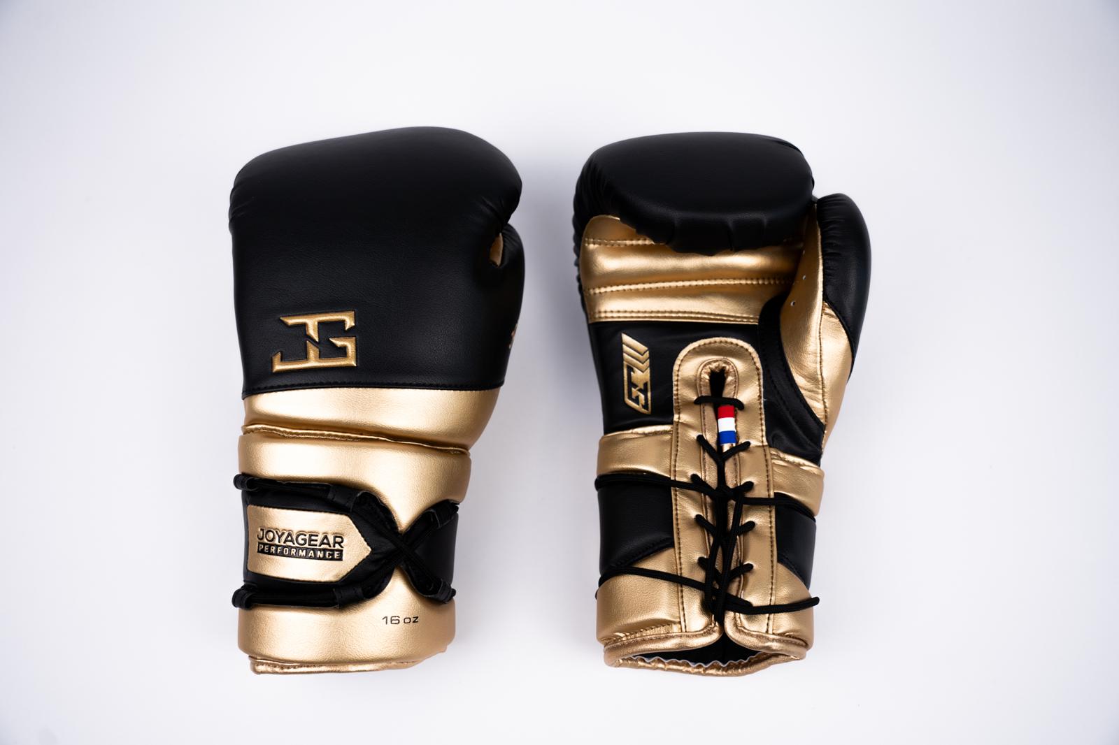 Joyagear Performance Laces Boxing Gloves Black/Gold
