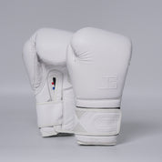 Joyagear Elite Performance Boxing Gloves Leather White