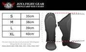 JOYA Shinguard 'Faded Black' - 'Fight Fast' (Leather)