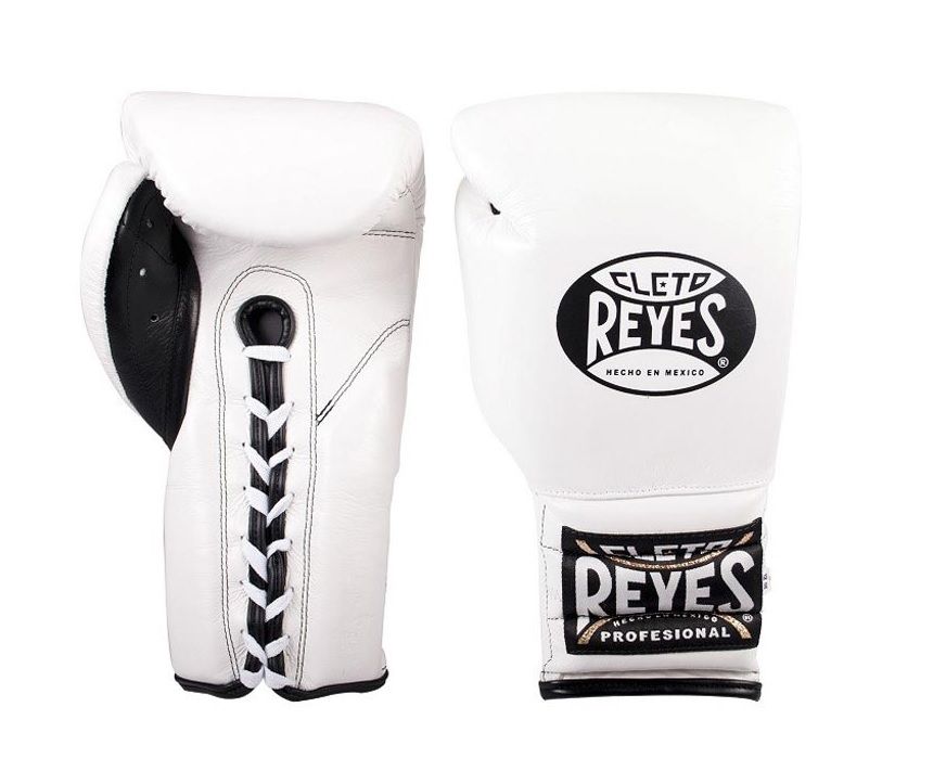 Cleto Reyes Traditional lace Sparring gloves – White