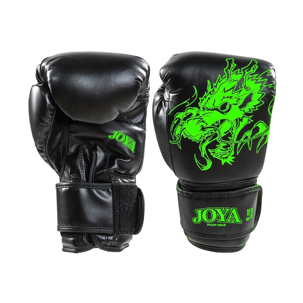 Joya Kickboxing Glove - Neon Green Dragon - PU