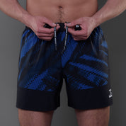 Joyagear Elite High Split MMA Short Blue