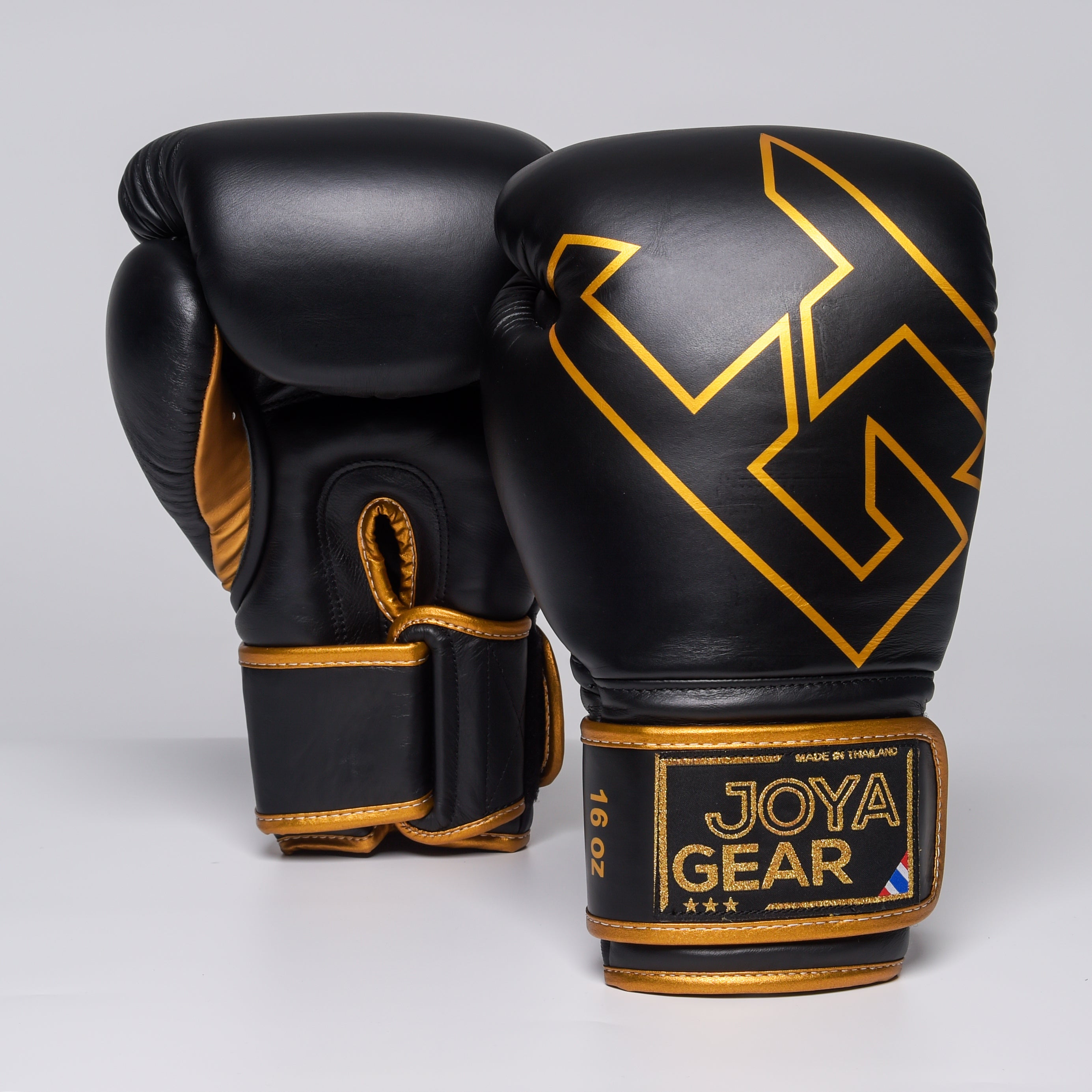 Joya Strike (Kick) Bokshandschoenen - Zwart/Goud