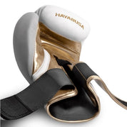 Hayabusa T3 Boxing Gloves white/gold