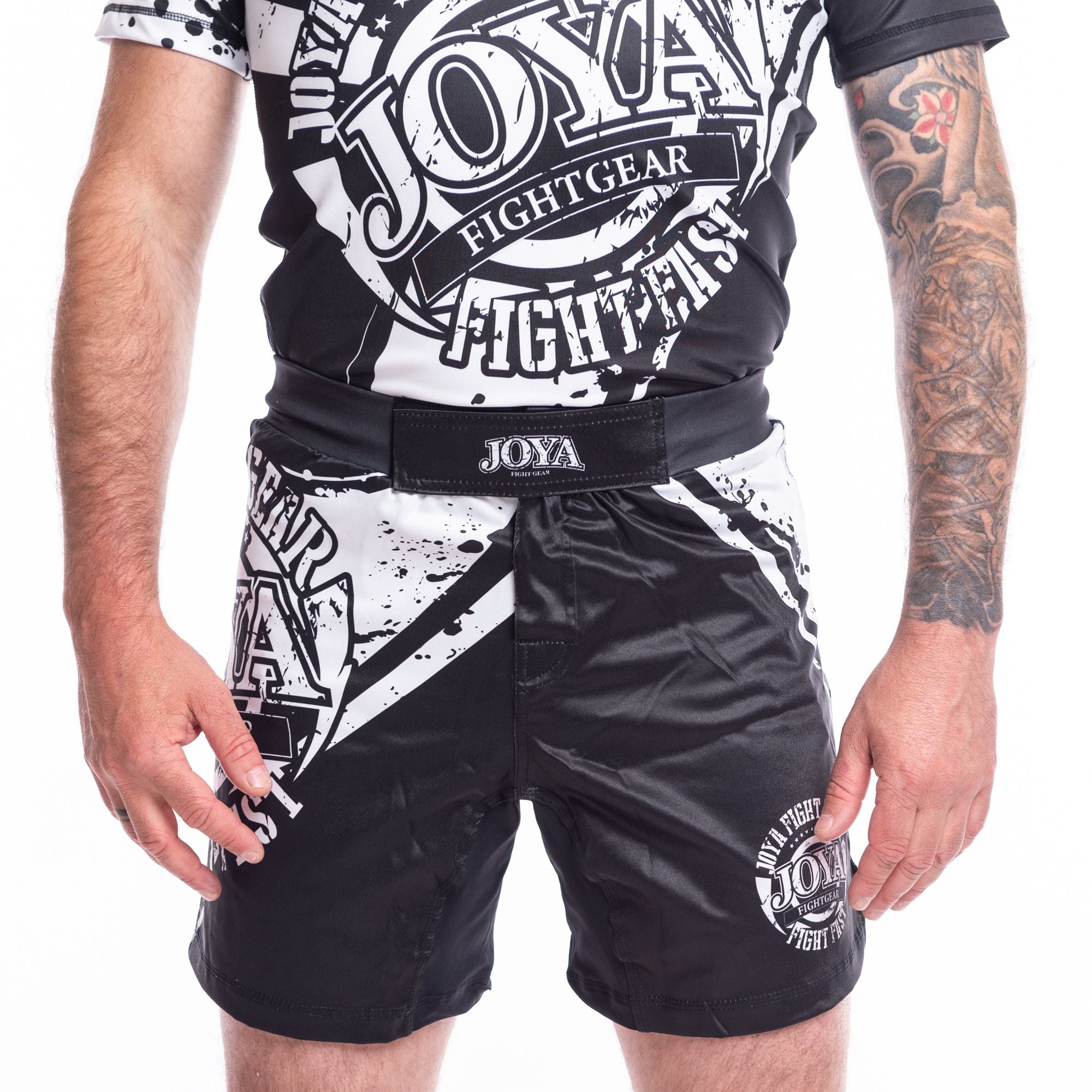Joya Predator MMA Short - Black/White