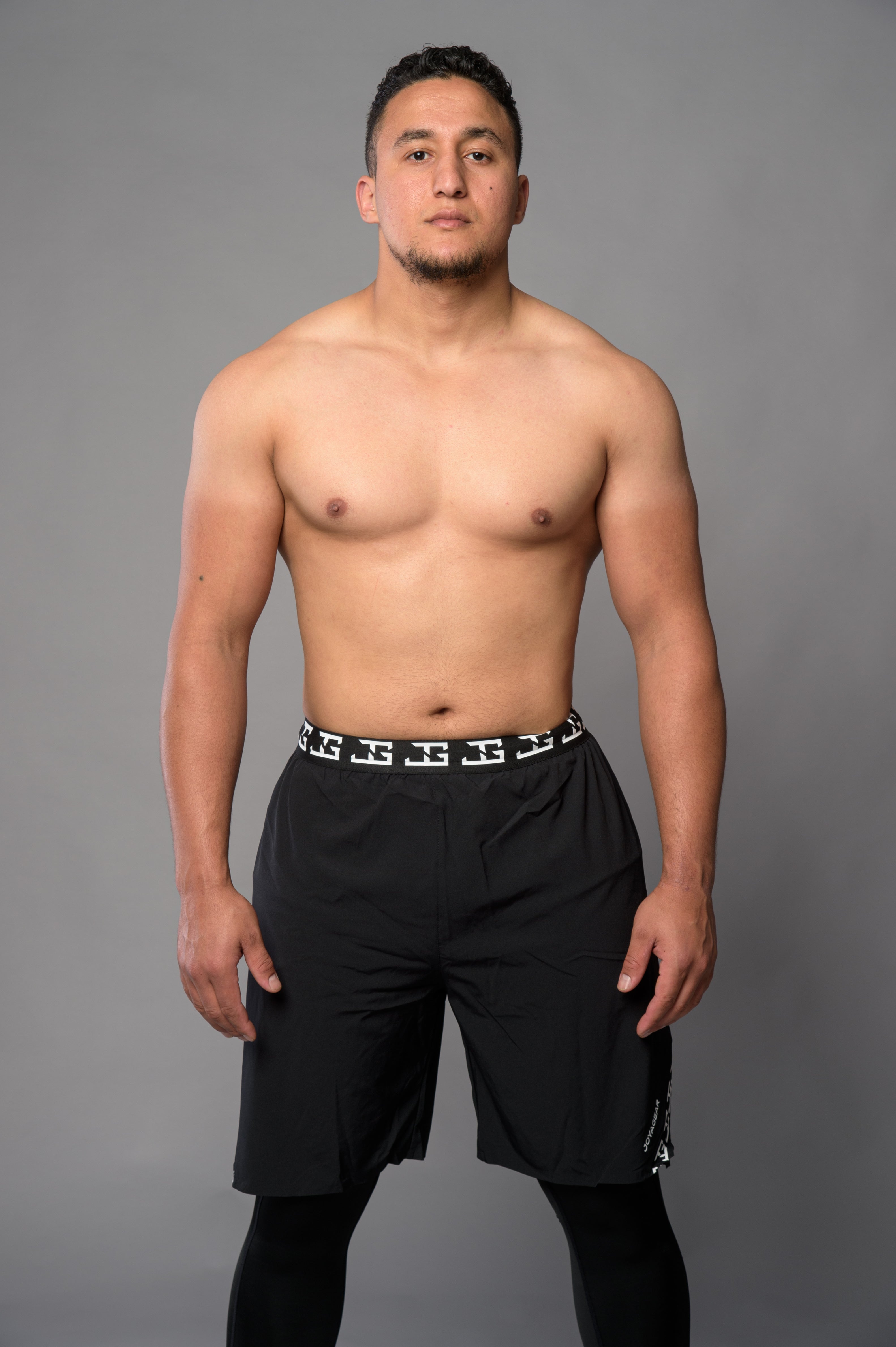 2-1 Pants with Long Leggings - BLACK/WHITE