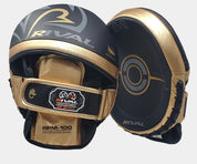 Rival RPM100 Professional Punch Mitts Black Gold