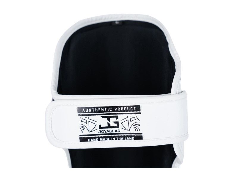 Joyagear Nak Muay Scheenbeschermers Wit/Zwart